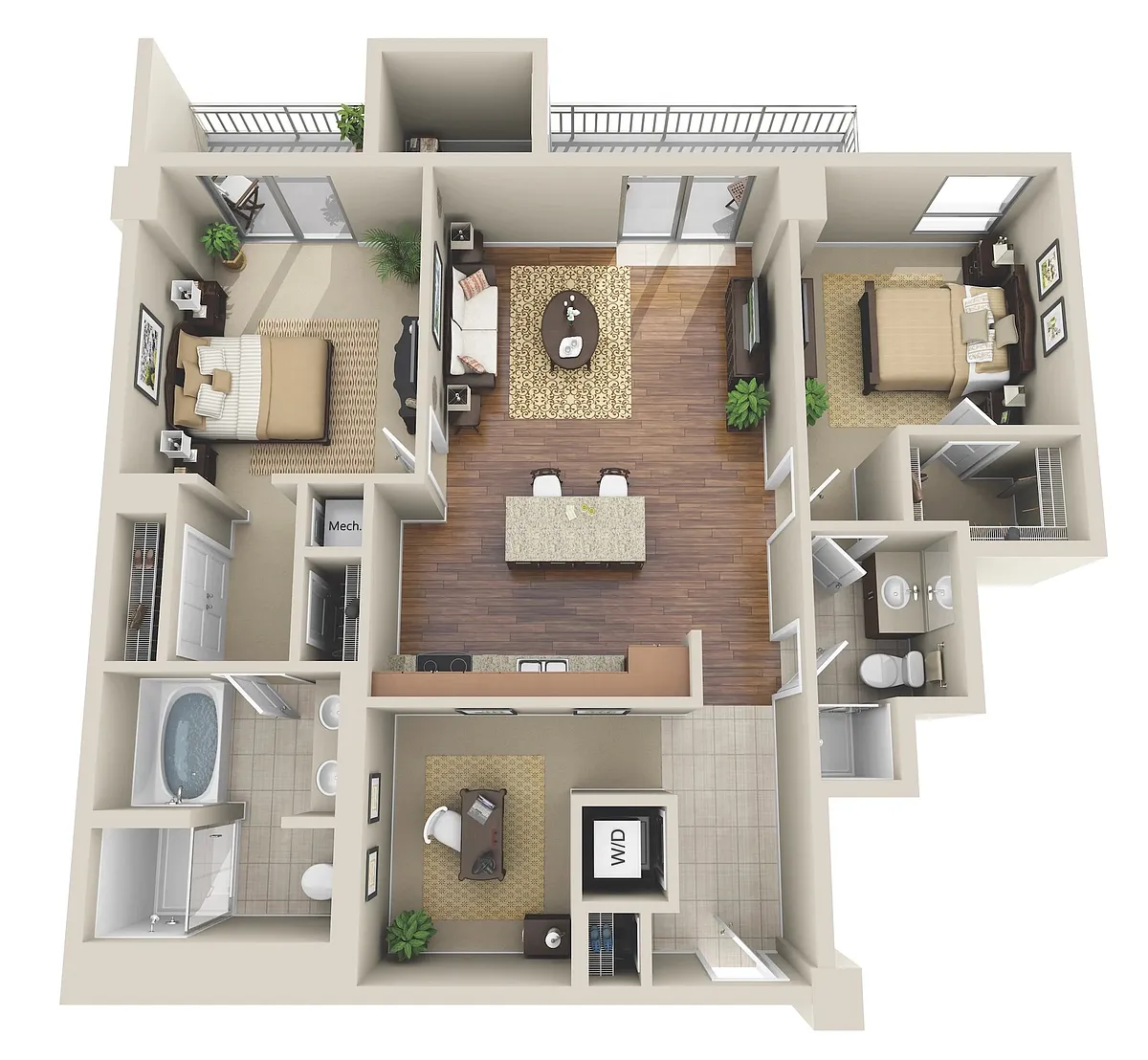 Floor plan B2-SR212