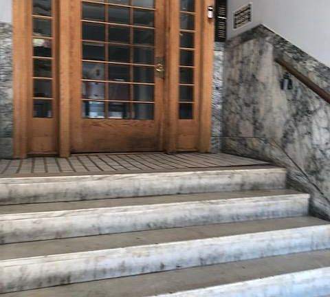 Entrance to main lobby to mailbox