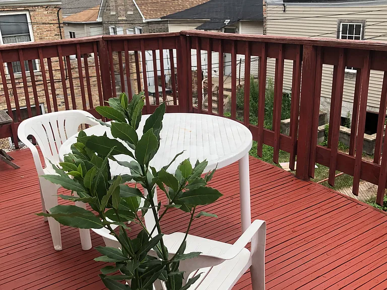 Large, private deck