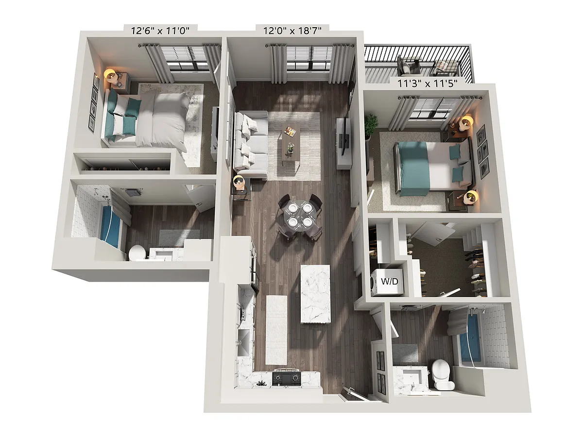 Floor plan B2