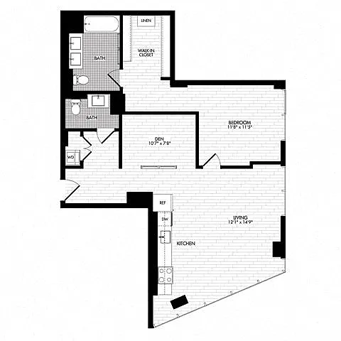 Floor plan 1Z Den