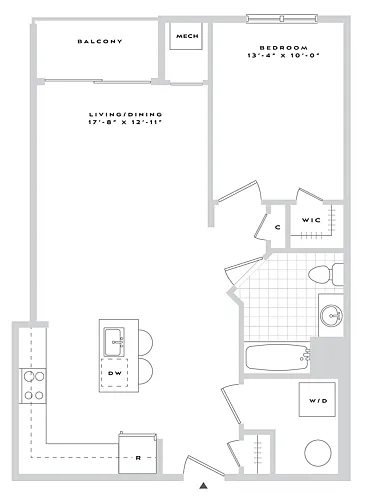 Floor plan B1-A09