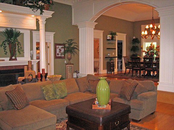 great room, open to dining