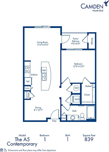 Floor plan The A5