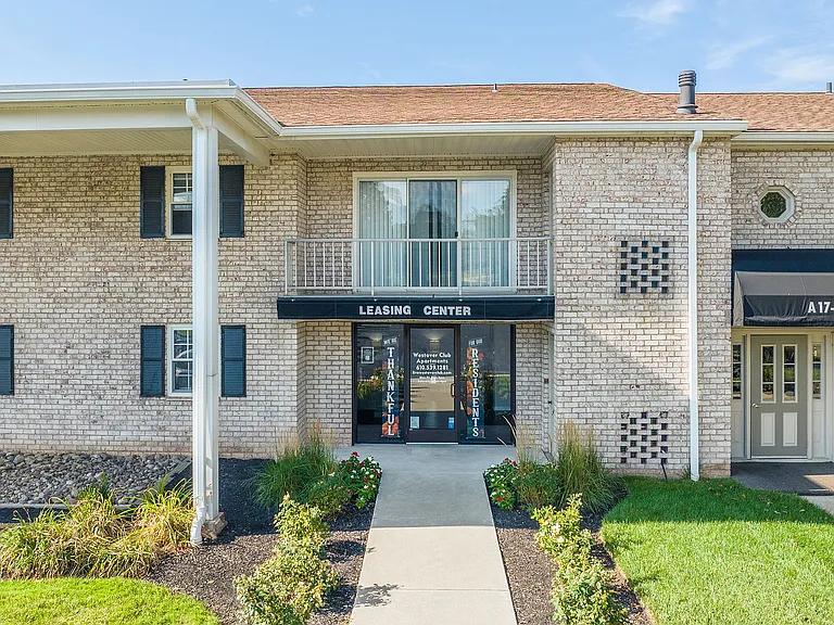 Leasing office entrance