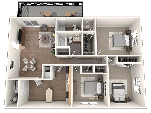 Floor plan Avery (C1)