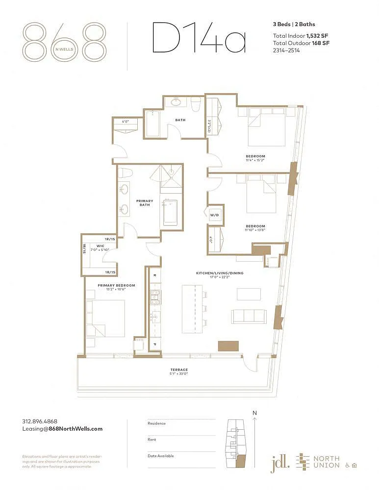 Floor plan D14A