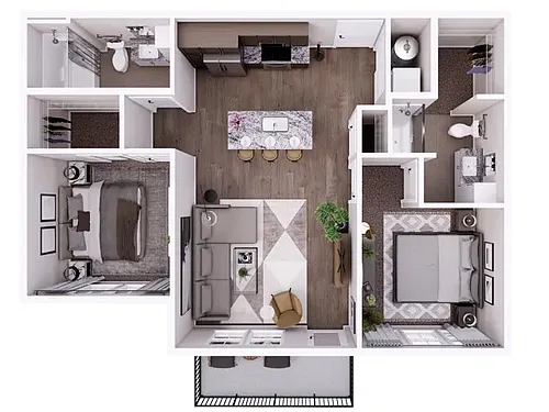 Floor plan Founders 2A