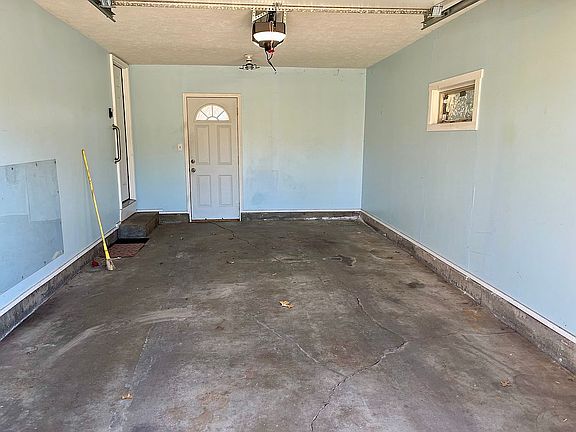 Inside garage