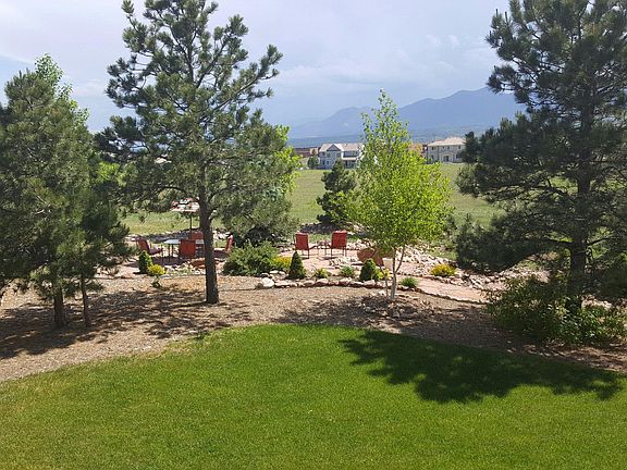 Pikes Peak & ACA frm deck