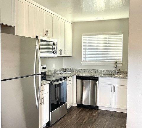 Brand new stainless steel appliances