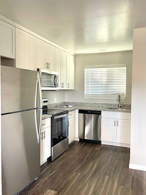 Brand new stainless steel appliances