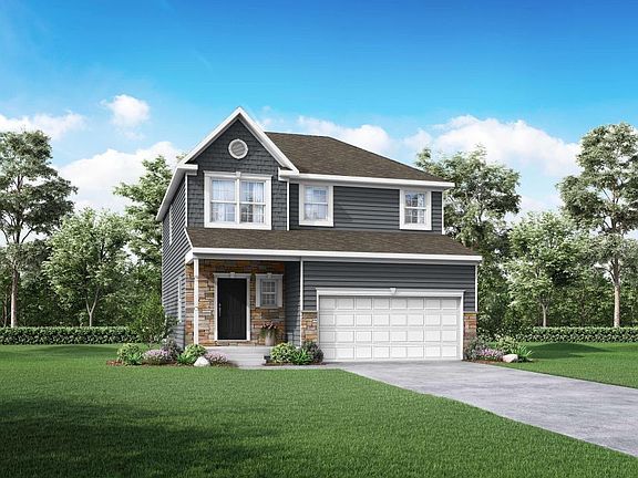 Elevation H Opt Partial Stone Front