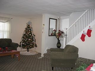 LR With lovely open stairs