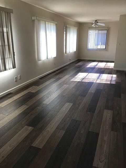 Living room and dining room