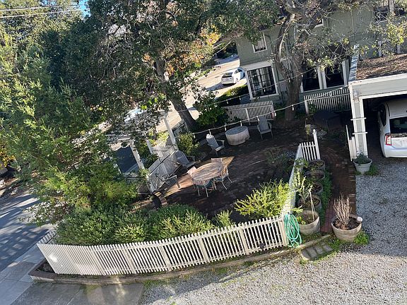 Patio view from kitchen window