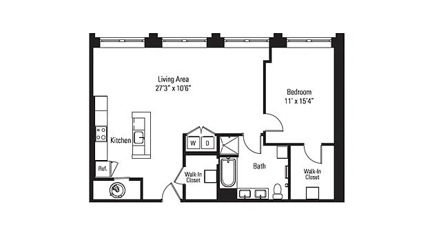 Floor plan 1CB