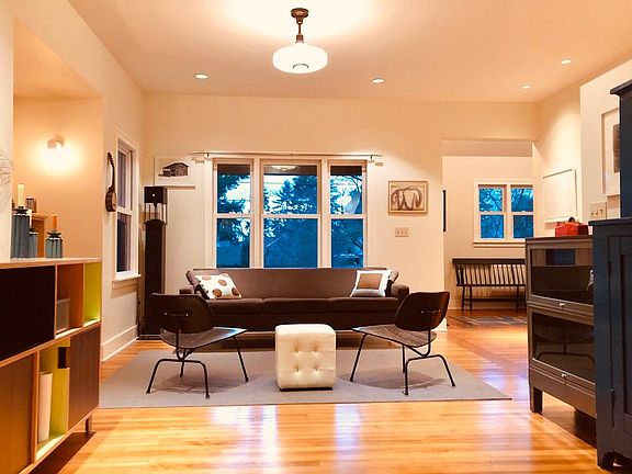 living area looking west