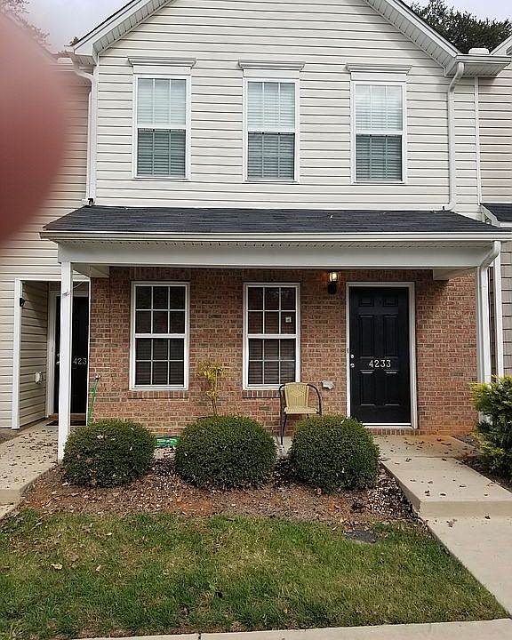 Brick face covered porch