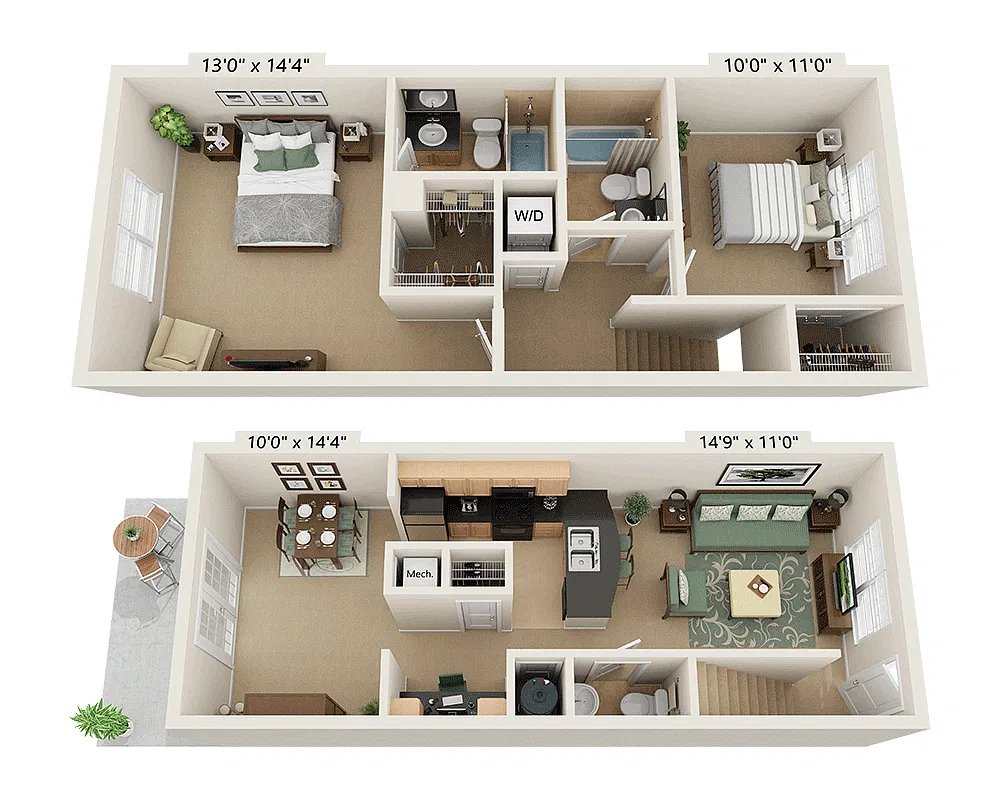Floor plan Plan B2.5C
