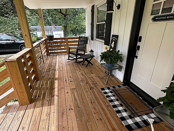 Front porch New door