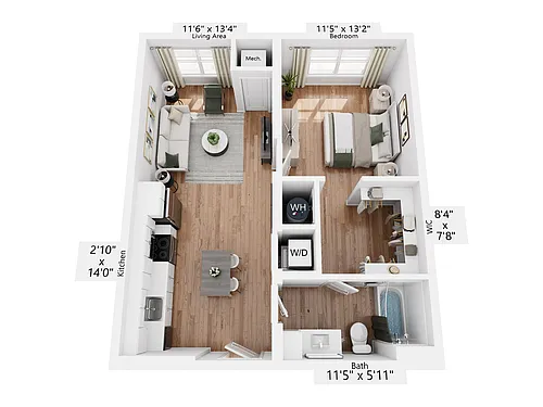 Floor plan A1