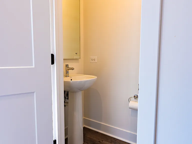 Second Floor - Half bath by the kitchen