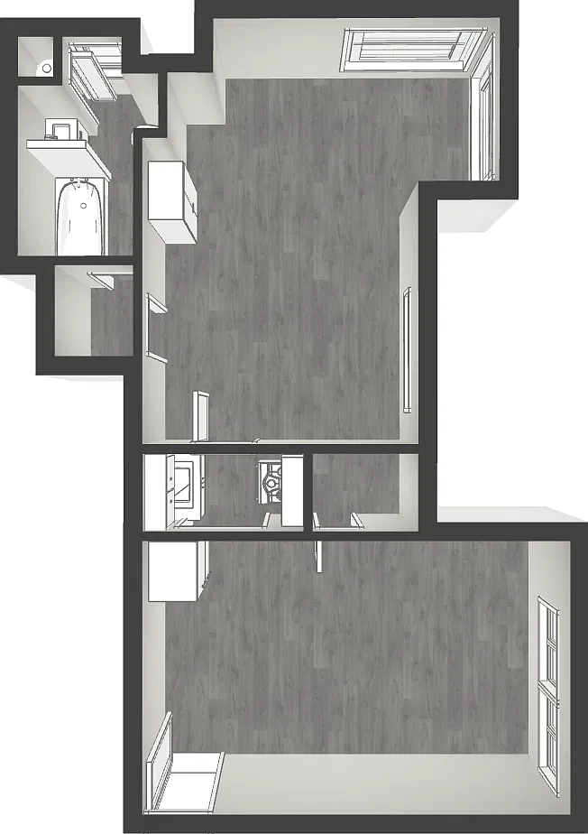 1 bed, 690 sqft, $2,895 — Photo 1