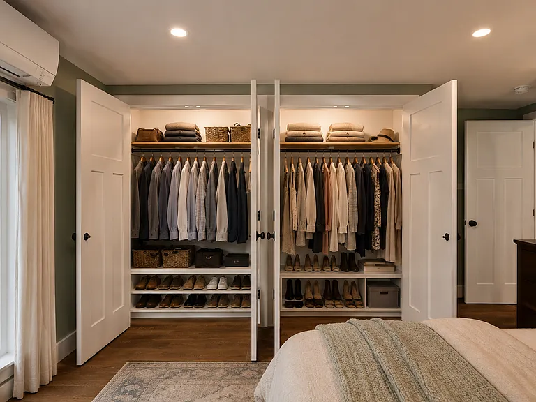 MBR double closets