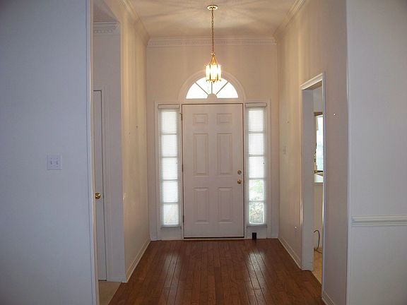 Wood floors in entry way