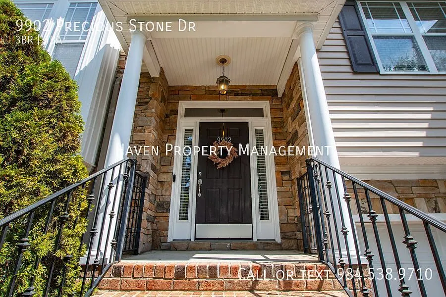 Elegant Townhouse with Modern Upgrades and Community Pool at 9902 Precious Stone Dr, Wake Forest! — Photo 3
