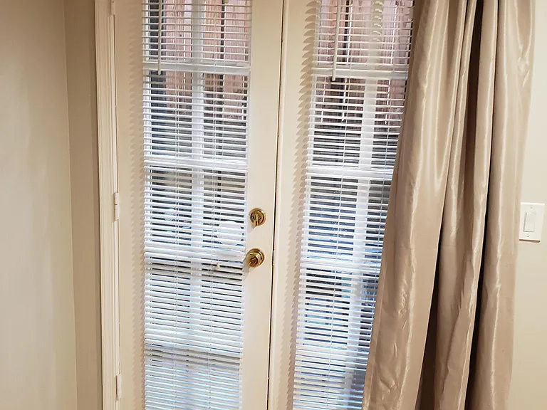 French doors leading to patio