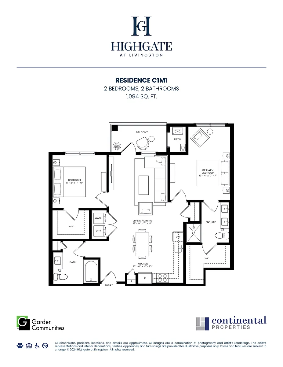 Floor plan $3.68/sq.ft. - Residence C1M1