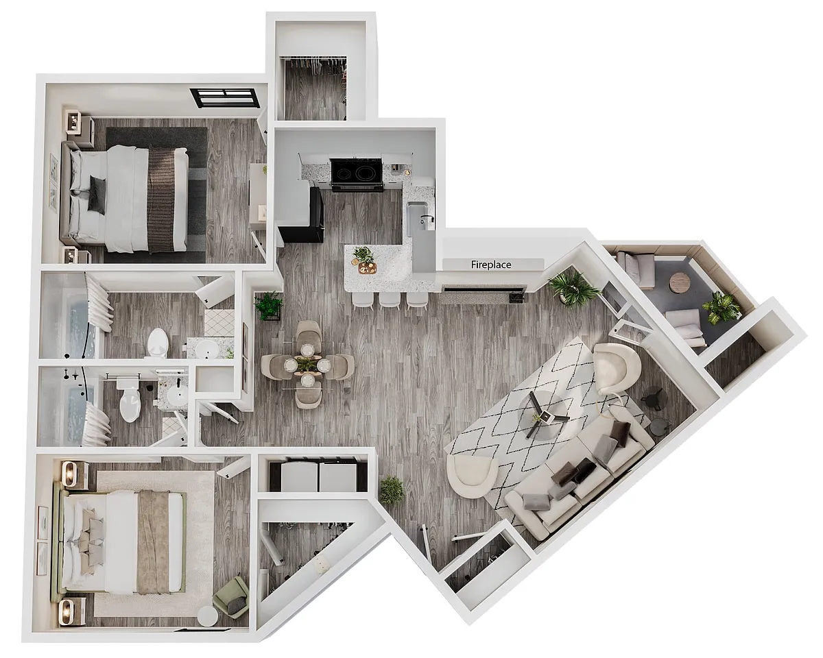 Floor plan B3
