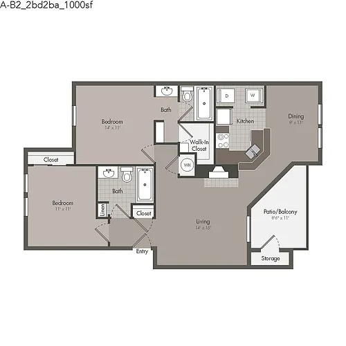 Floor plan The Percy Luxe