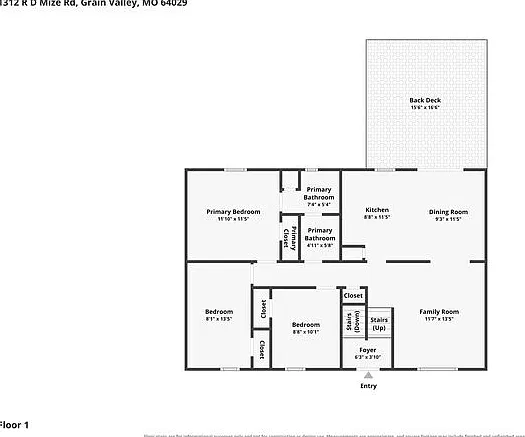 4 bed, 1.5 bath, 1253 sqft, $1,725 — Photo 3