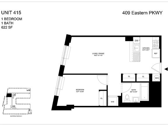 2nd image of 409 Eastern Pkwy APT 415