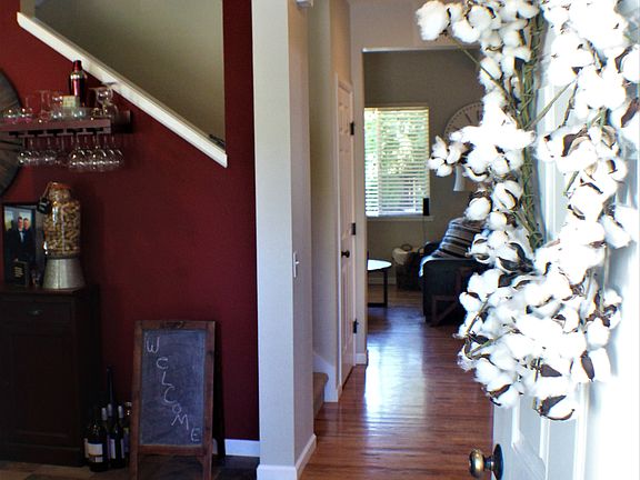 Walking in the front door