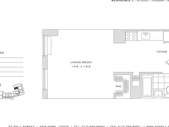 2nd image of 37 Wall St APT 20L