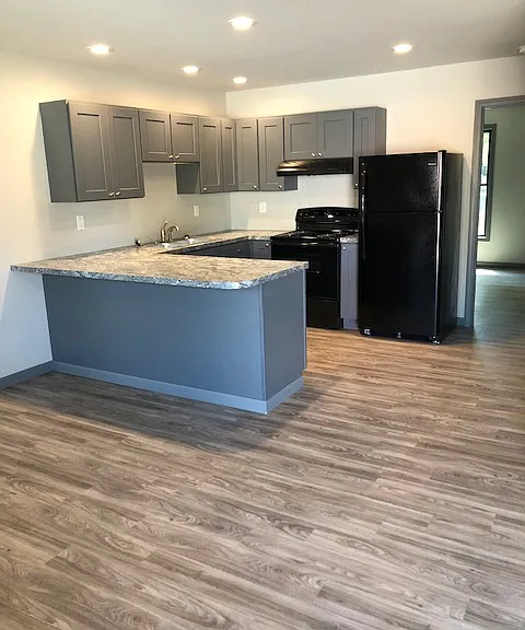 Living room & kitchen