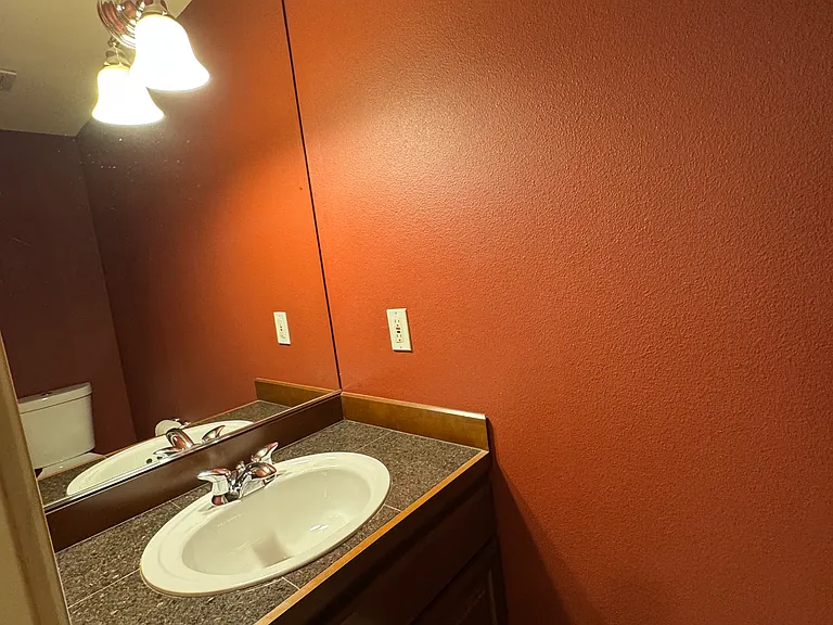 Half bath/Guest powder room conveniently located on the main level