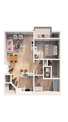 Floor plan A1J