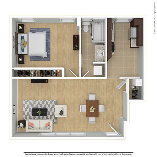 Floor plan The Crestmont