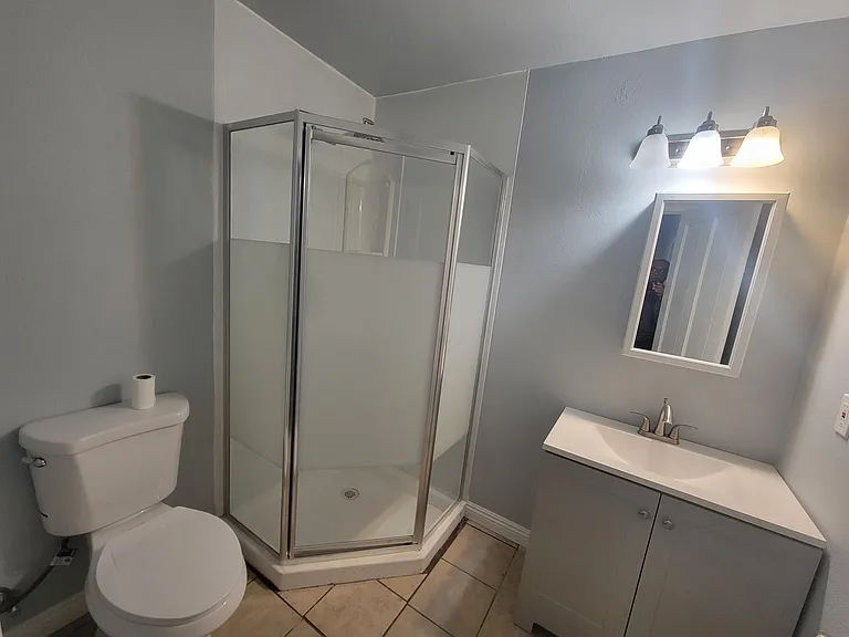 Complete new bathroom.