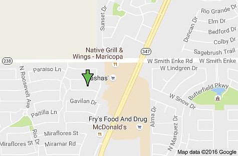 Map of home location