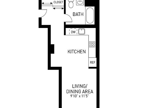 2nd image of 1333 Broadway #605