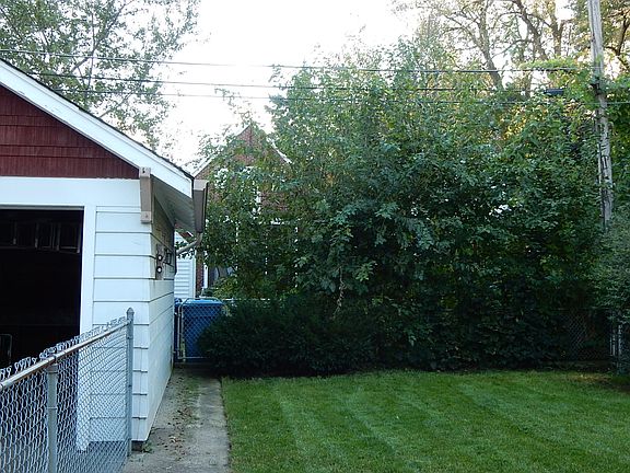 Backyard with Alley Behind