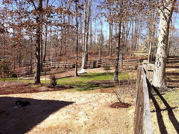 Flat Backyard with fence