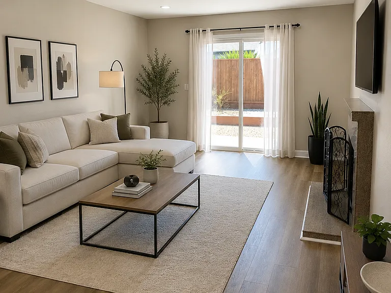AI Generated Picture Family Room.