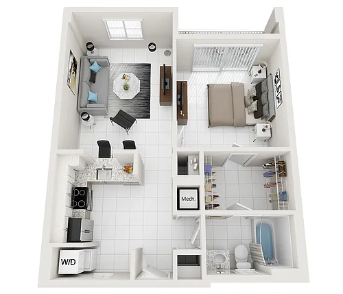 Floor plan Model A1